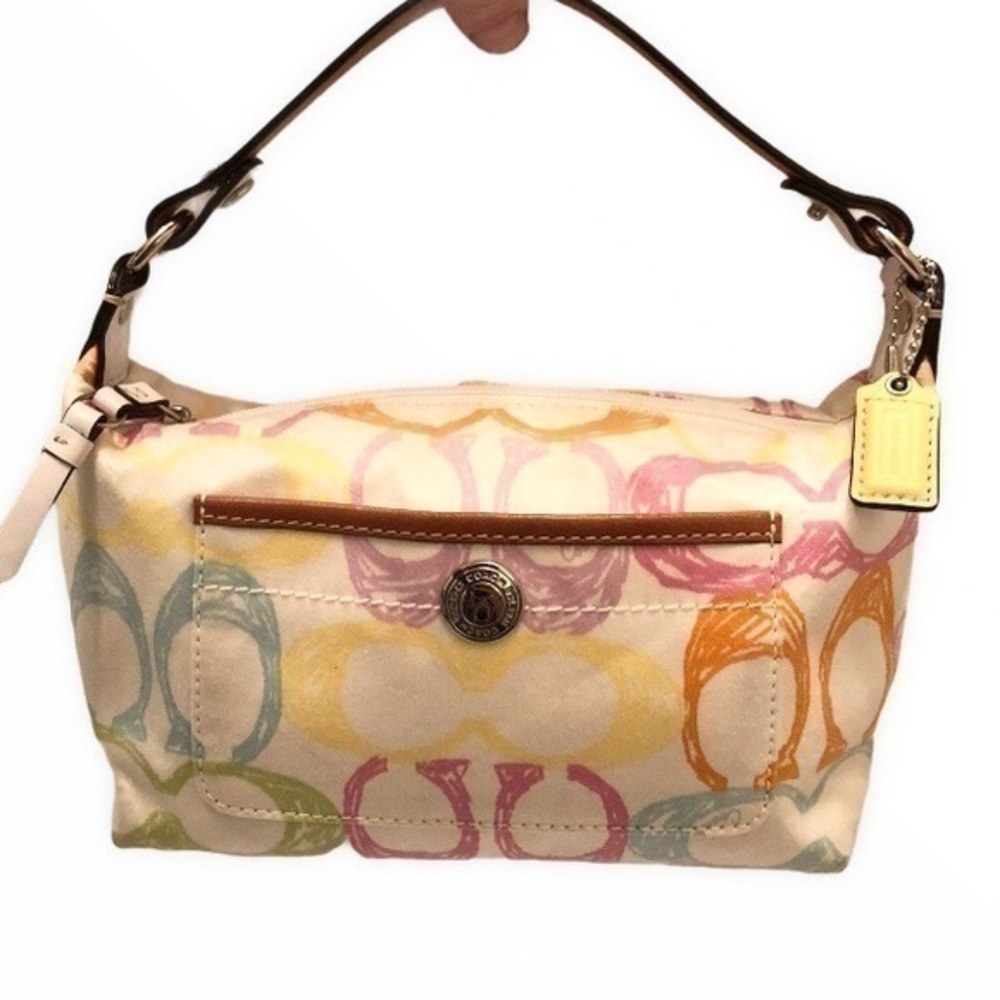 Coach signature pastel c mini bag multicolor
